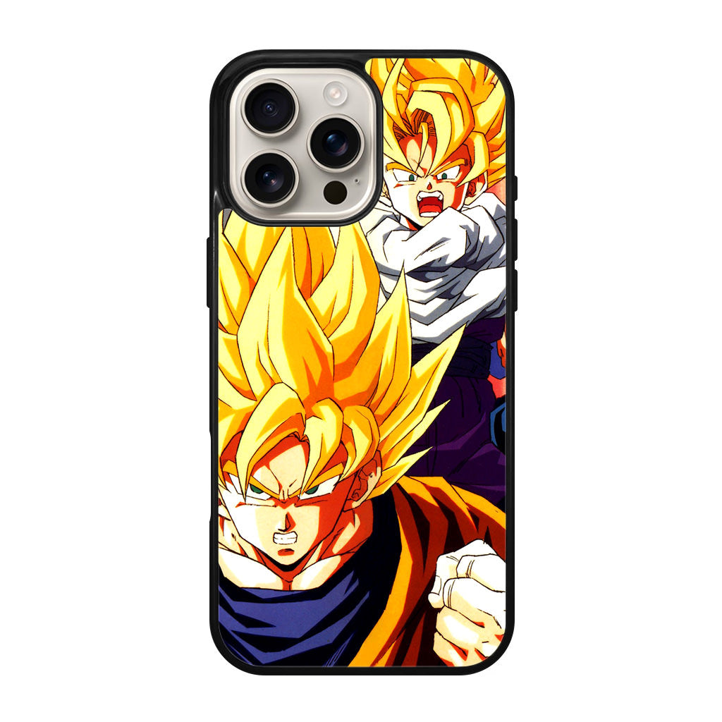 Super Saiyan Goku And Gohan iPhone 16 Pro / 16 Pro Max Case