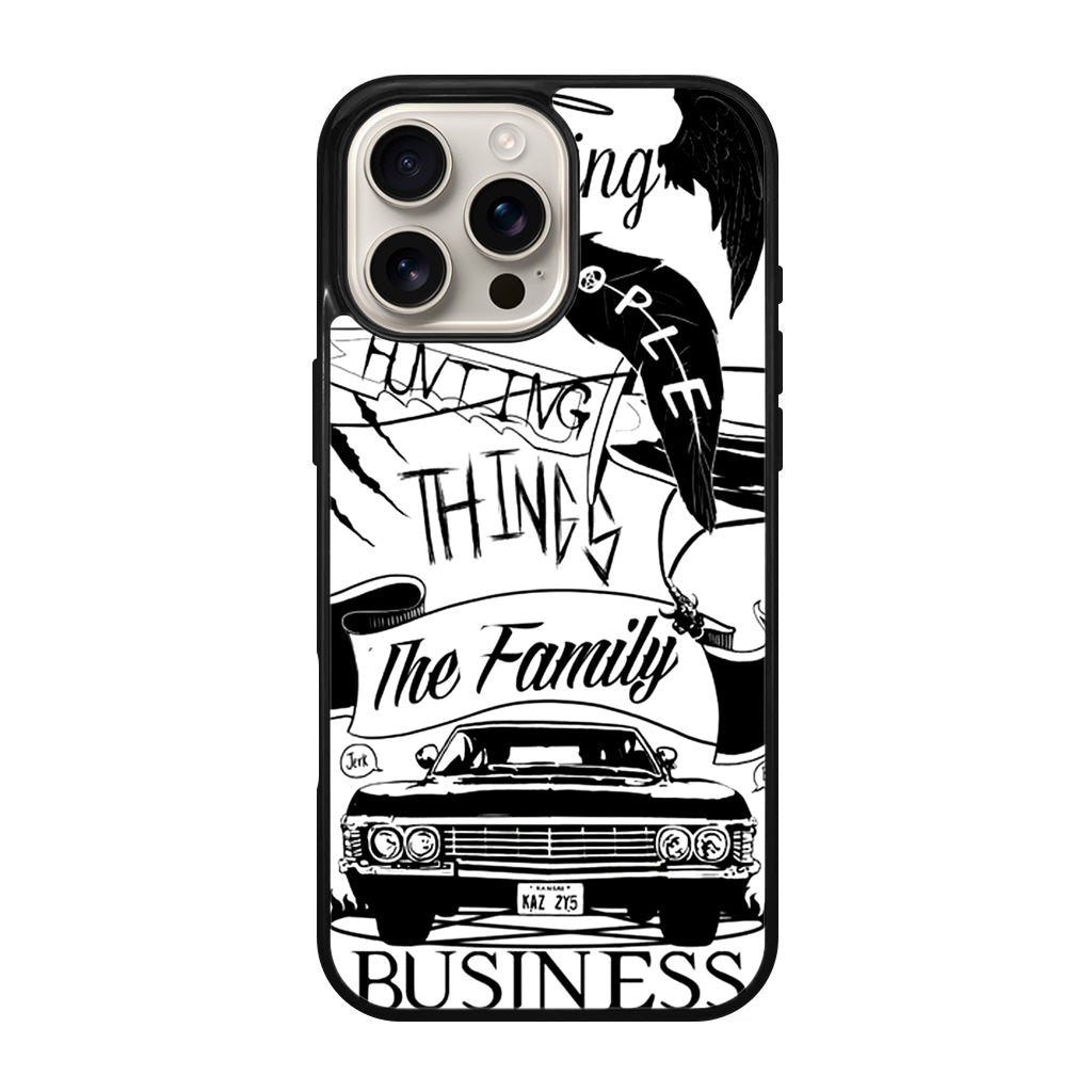 Supernatural Family Business Saving People iPhone 16 Pro / 16 Pro Max Case