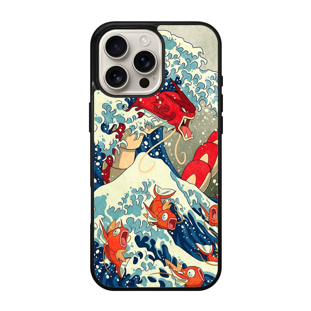 The Great Wave Of Gyarados iPhone 16 Pro / 16 Pro Max Case