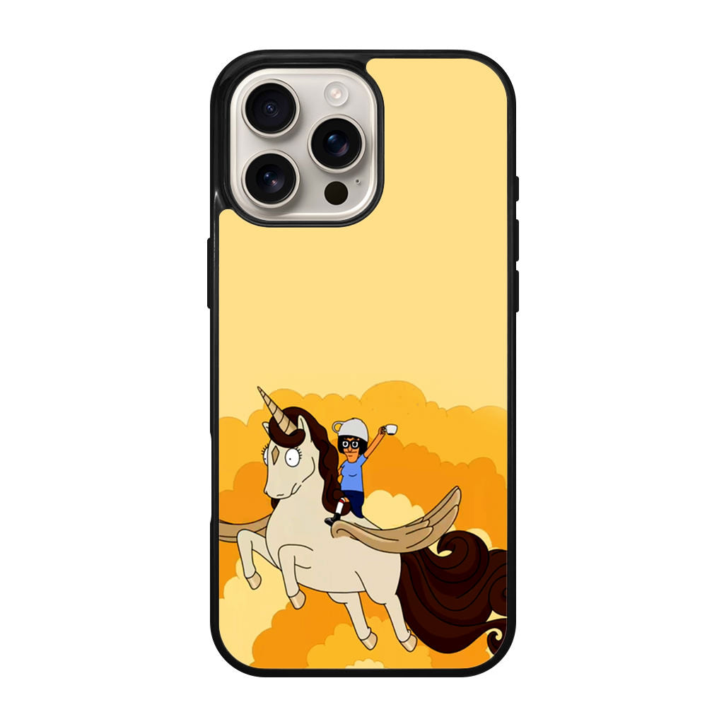 Tina Belcher And Unicorn iPhone 16 Pro / 16 Pro Max Case