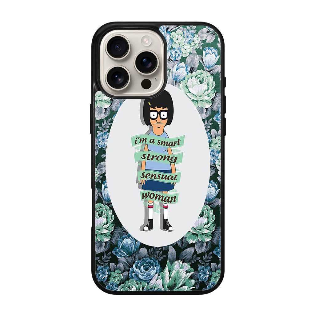 Tina Belcher Flower Woman Quotes iPhone 16 Pro / 16 Pro Max Case