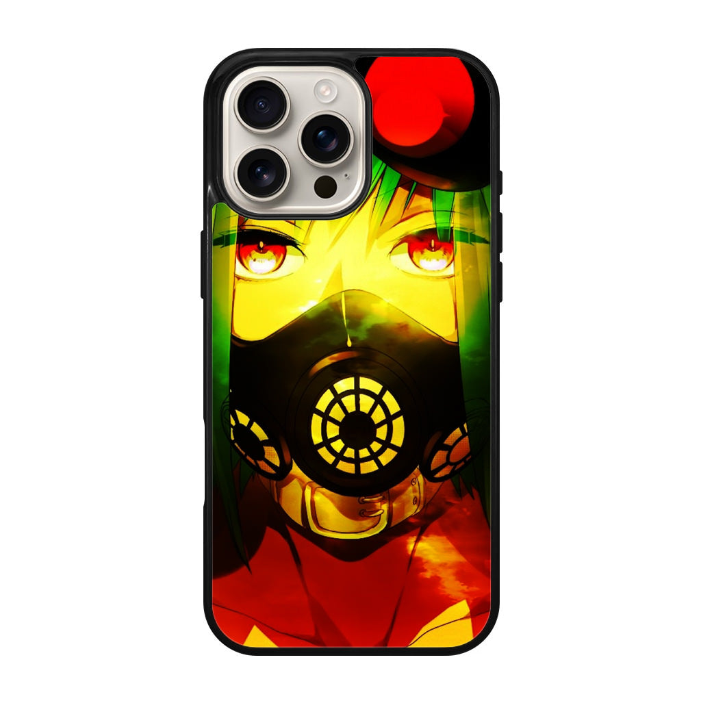 Vocaloid Gas Mask Gumi iPhone 16 Pro / 16 Pro Max Case