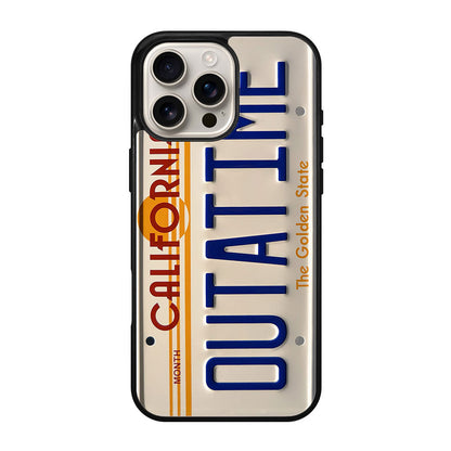 Back to the Future License Plate Outatime iPhone 16 Pro / 16 Pro Max Case