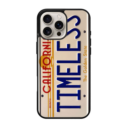 Back to the Future License Plate Timeless iPhone 16 Pro / 16 Pro Max Case