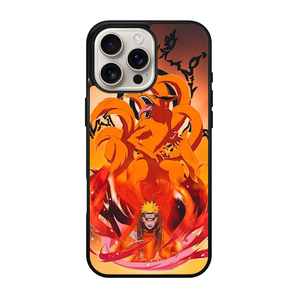 Naruto And Kurama Release Seal iPhone 16 Pro / 16 Pro Max Case