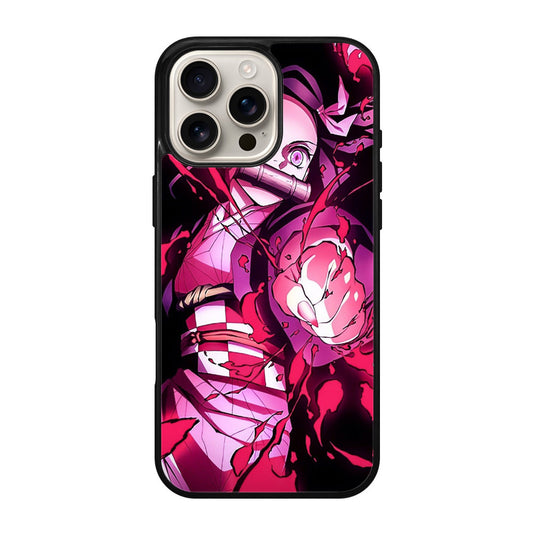 Nezuko Blood Demon Art iPhone 16 Pro / 16 Pro Max Case