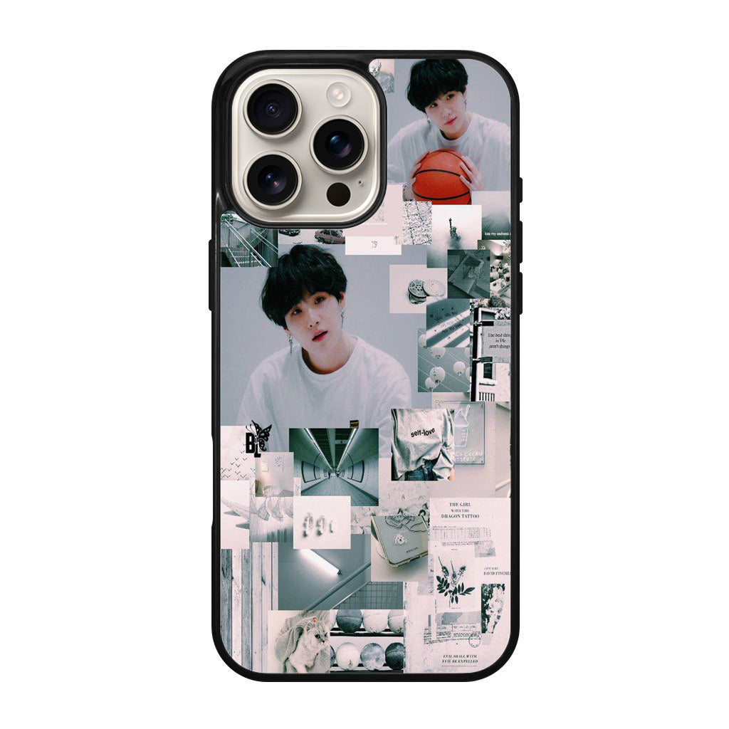 Suga College Wallpaper iPhone 16 Pro / 16 Pro Max Case