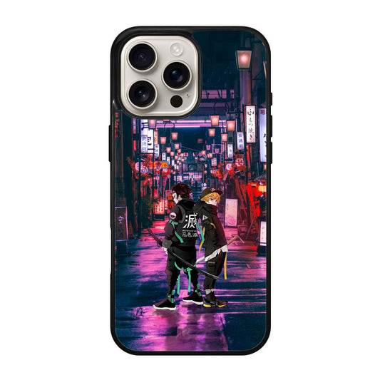 Tanjiro And Zenitsu in Style iPhone 16 Pro / 16 Pro Max Case