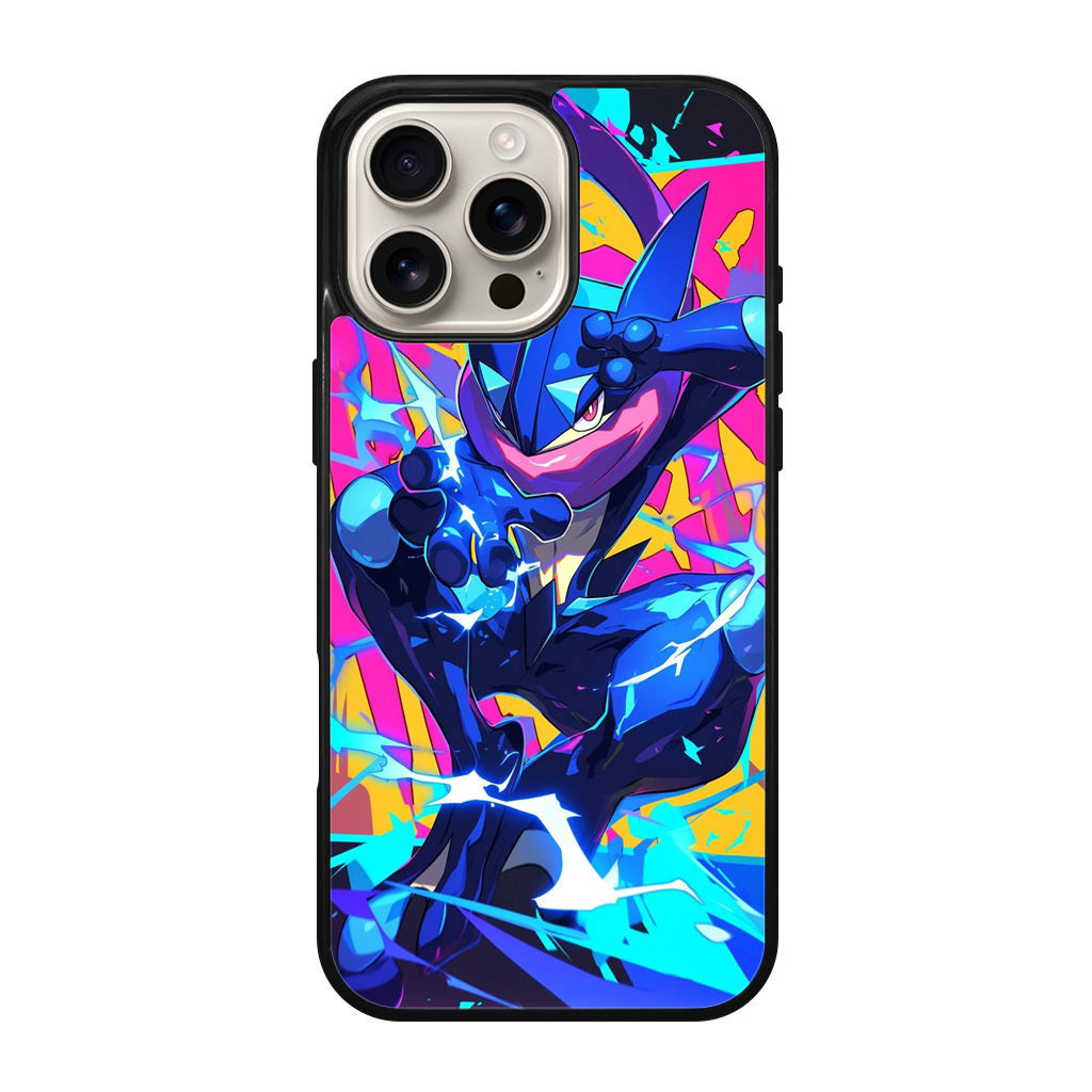 Greninja Aqua Blast iPhone 16 Pro / 16 Pro Max Case