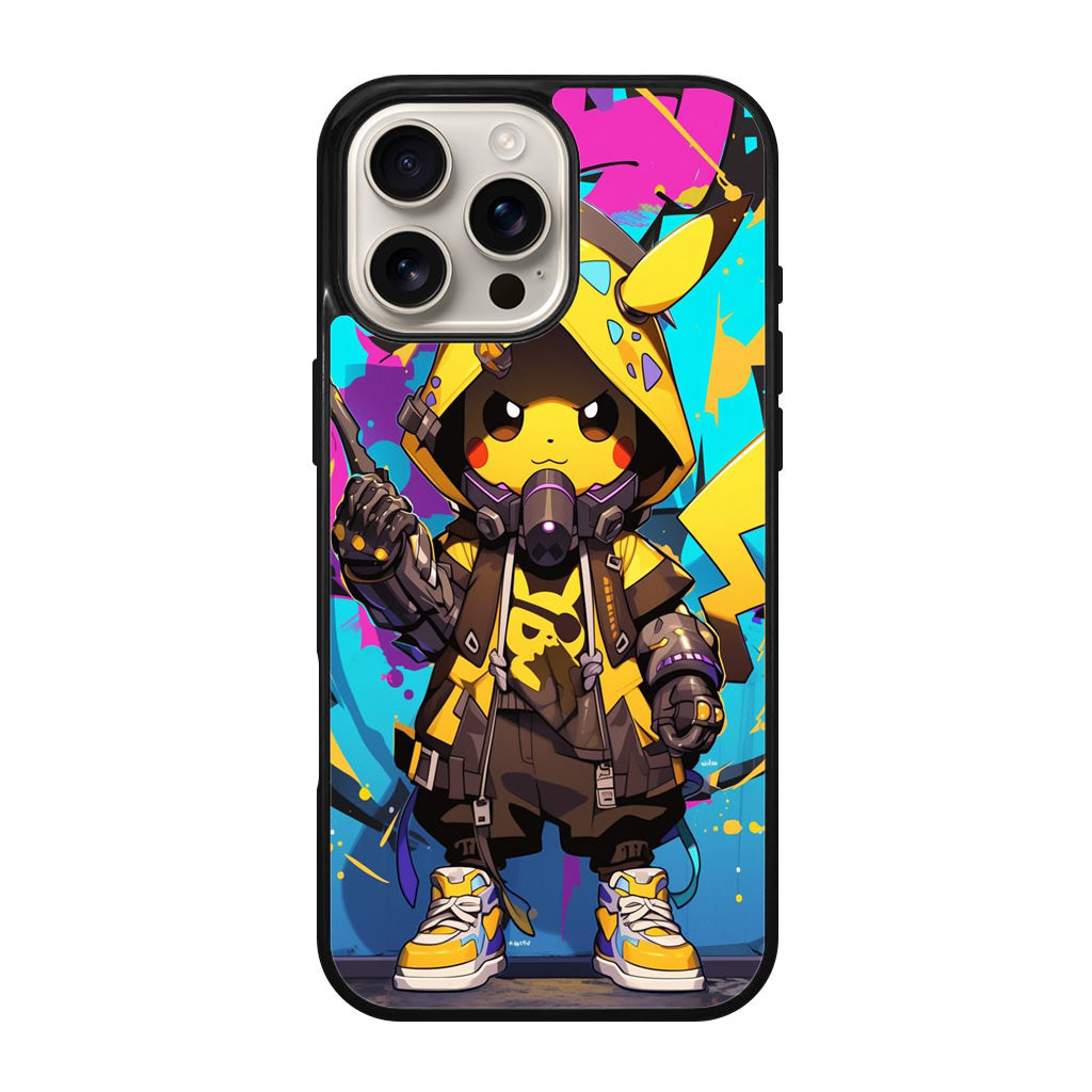 Pikachu Street Shock Assassin iPhone 16 Pro / 16 Pro Max Case