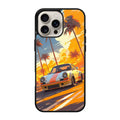 Turbo Dreams in Neon Palms iPhone 16 Pro / 16 Pro Max Case