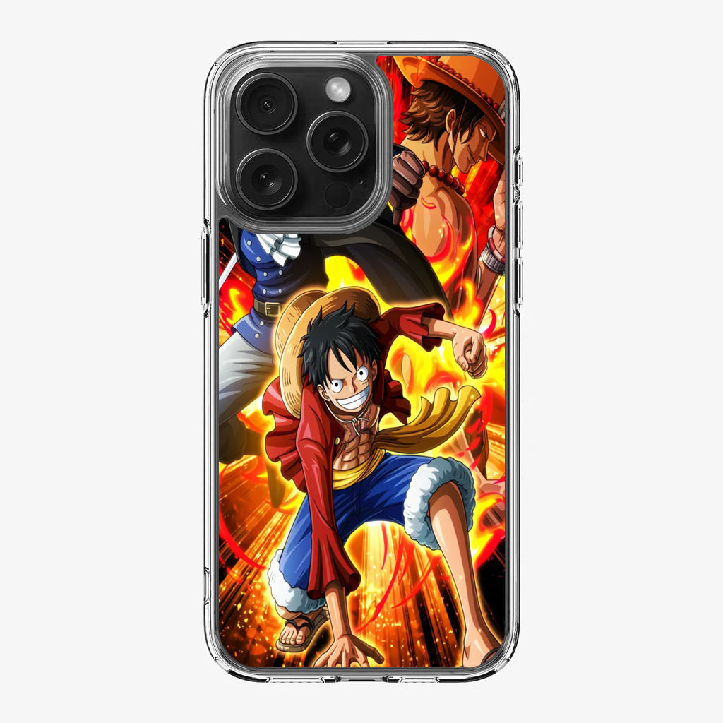 Ace Sabo Luffy Brotherhood iPhone 16 Pro / 16 Pro Max Case