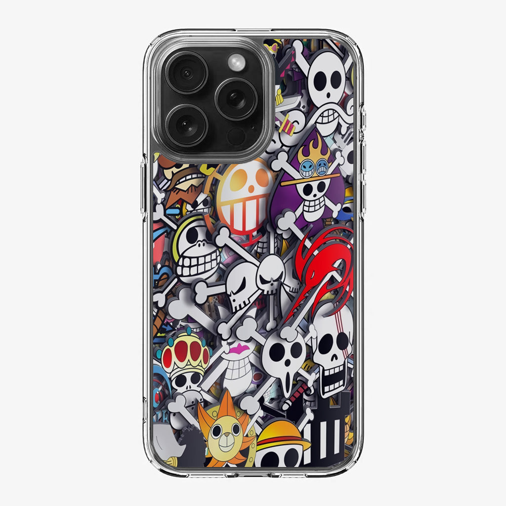 All Pirate Symbols One Piece iPhone 16 Pro / 16 Pro Max Case