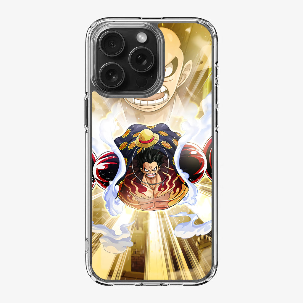 Luffy Flying Bounce Man iPhone 16 Pro / 16 Pro Max Case