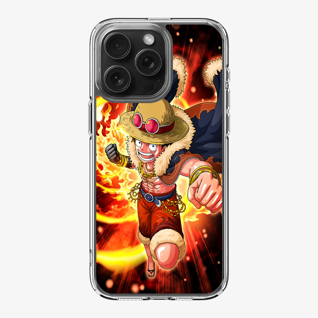 Luffy Red Hawk Punch iPhone 16 Pro / 16 Pro Max Case