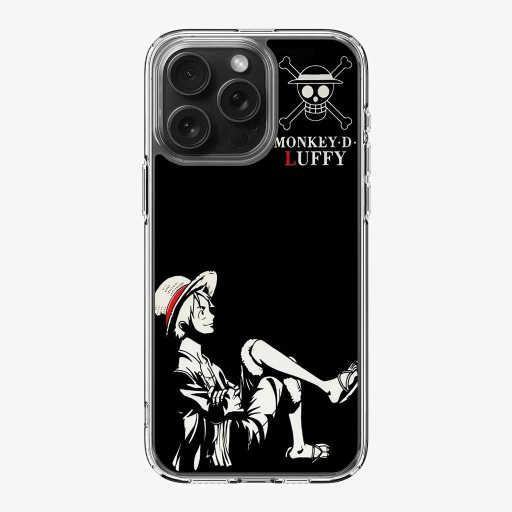 Monkey D Luffy Black And White iPhone 16 Pro / 16 Pro Max Case