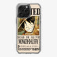 Monkey D Luffy Bounty iPhone 16 Pro / 16 Pro Max Case