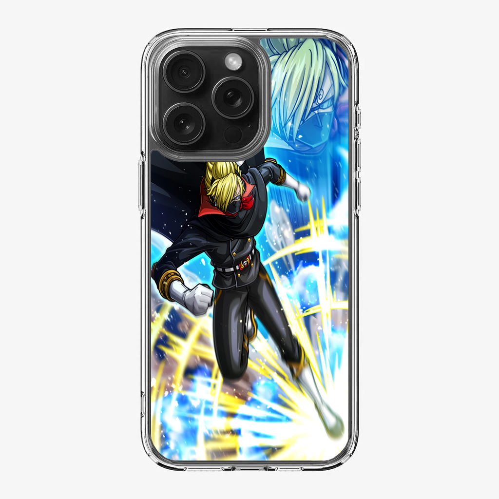 Sanji In Stealth Black Suit iPhone 16 Pro / 16 Pro Max Case