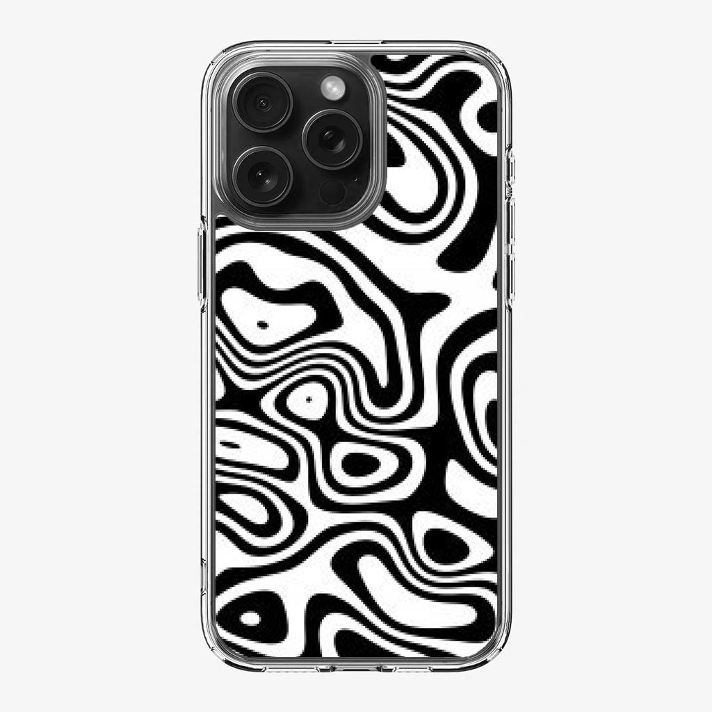 Abstract Black and White Background iPhone 16 Pro / 16 Pro Max Case