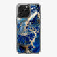 Abstract Golden Blue Paint Art iPhone 16 Pro / 16 Pro Max Case