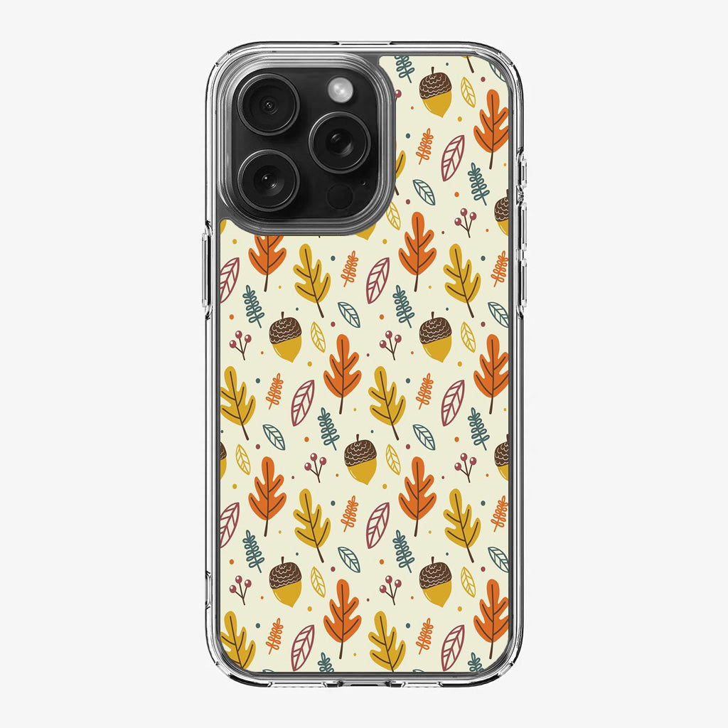 Autumn Things Pattern iPhone 16 Pro / 16 Pro Max Case