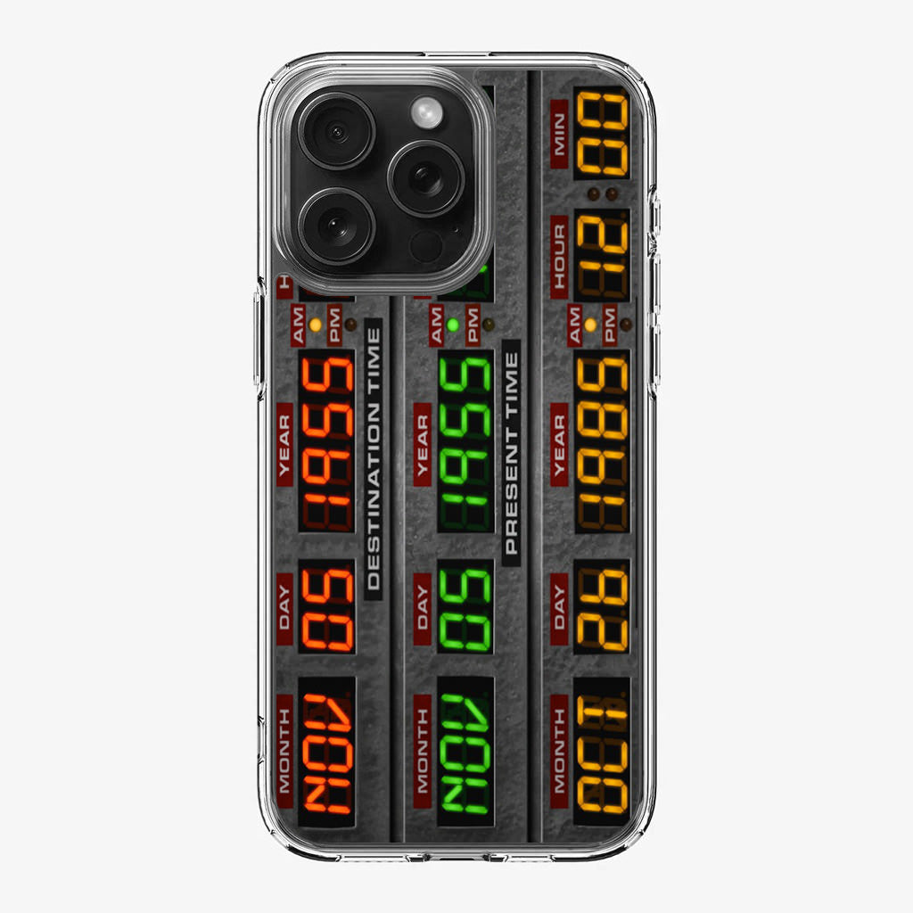 Back To The Future Time Circuits iPhone 16 Pro / 16 Pro Max Case