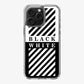 Black White Stripes iPhone 16 Pro / 16 Pro Max Case