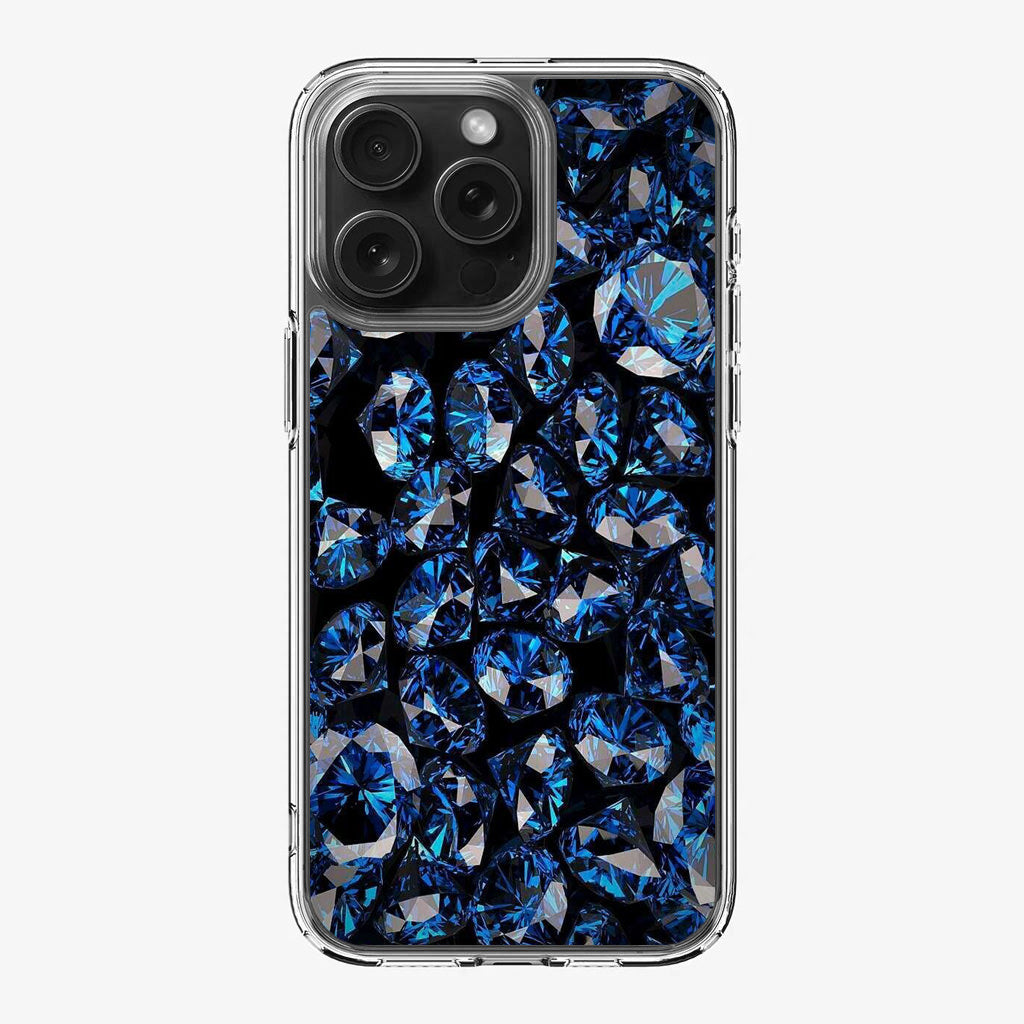 Blue Diamonds Pattern iPhone 16 Pro / 16 Pro Max Case