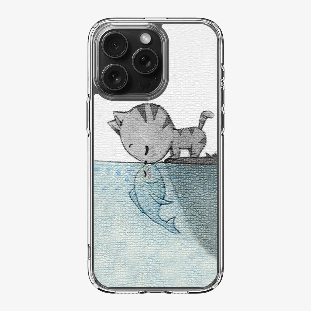 Cat Fish Kisses iPhone 16 Pro / 16 Pro Max Case