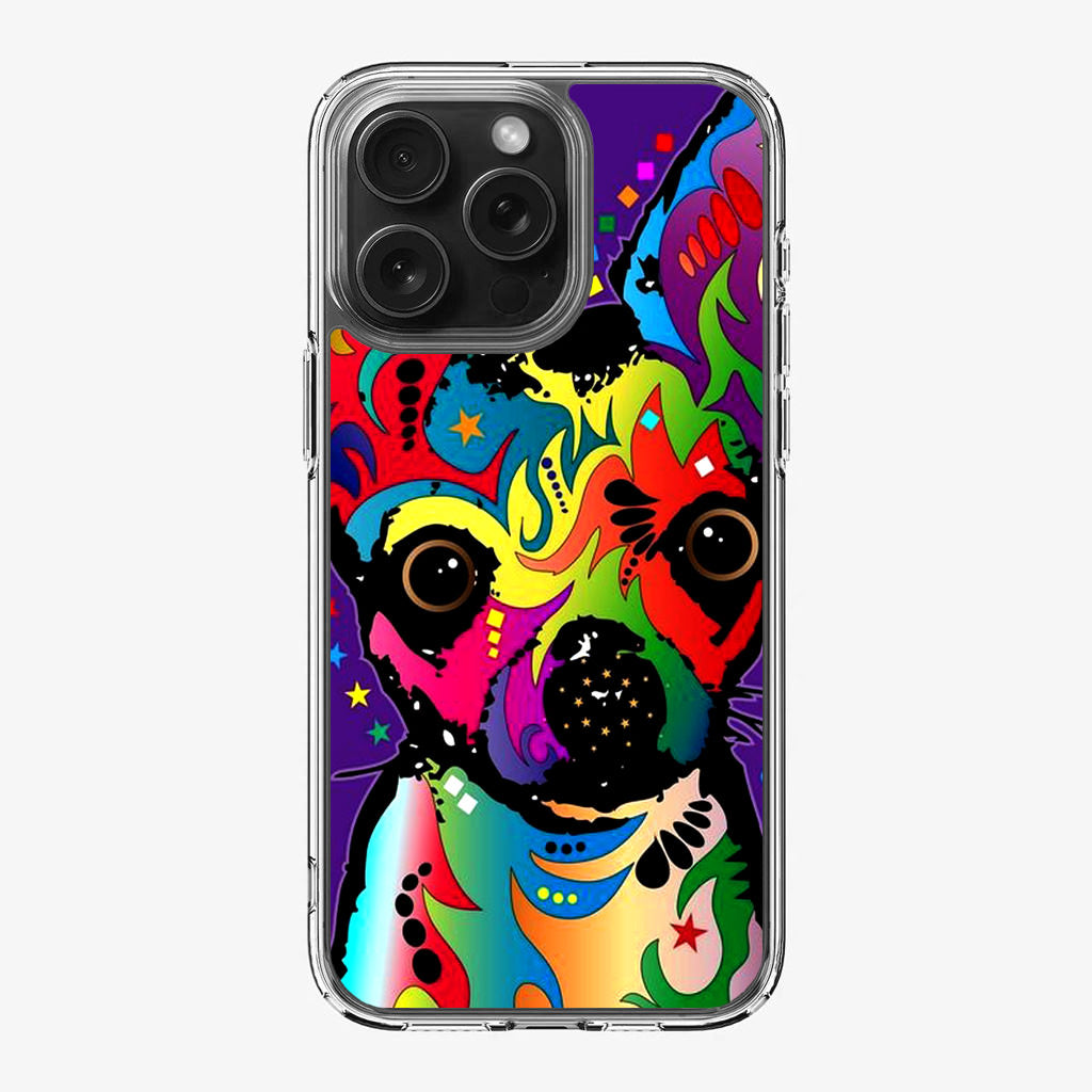 Colorful Chihuahua iPhone 16 Pro / 16 Pro Max Case