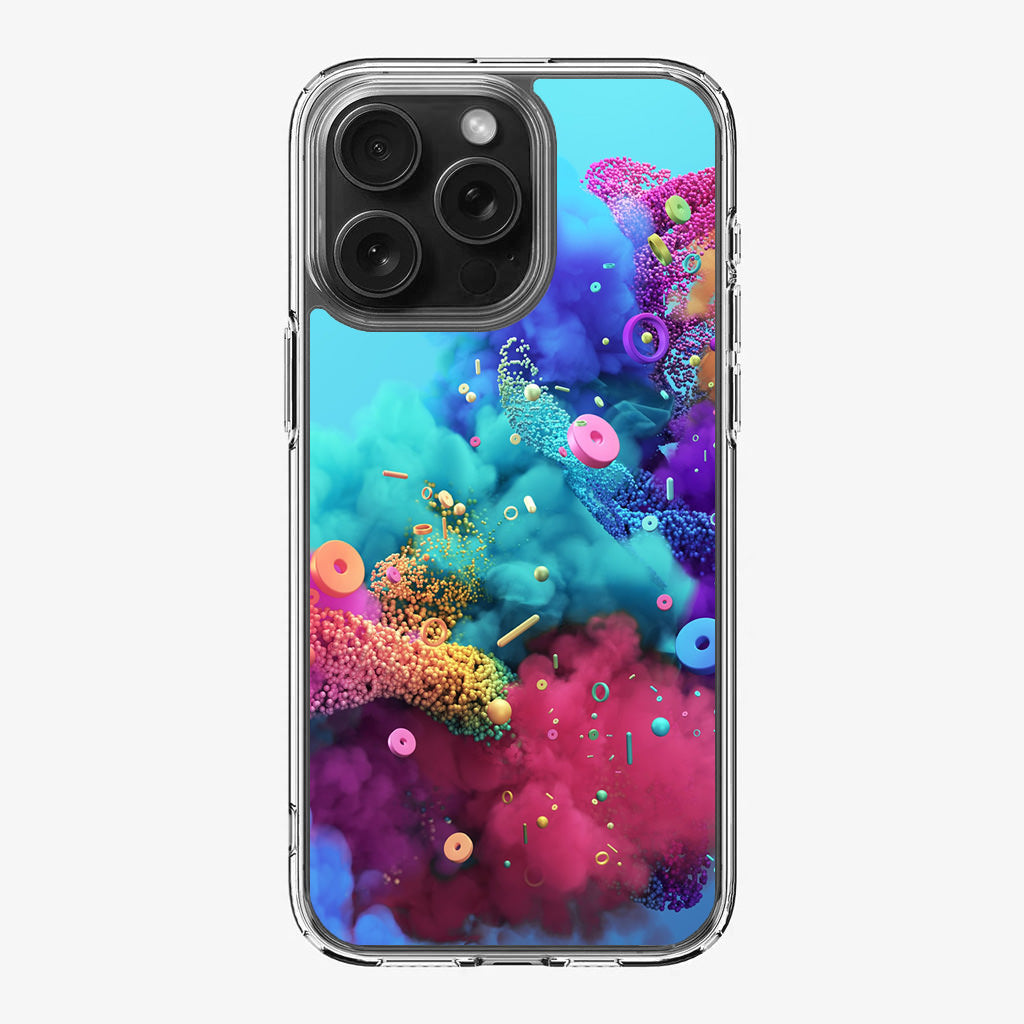 Colorful Smoke Boom iPhone 16 Pro / 16 Pro Max Case