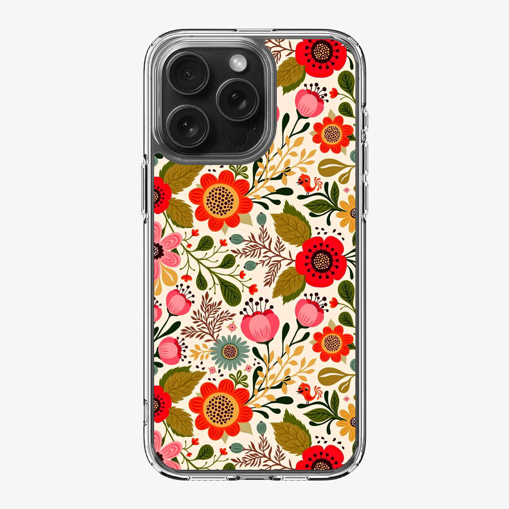 Hello Spring Pattern iPhone 16 Pro / 16 Pro Max Case