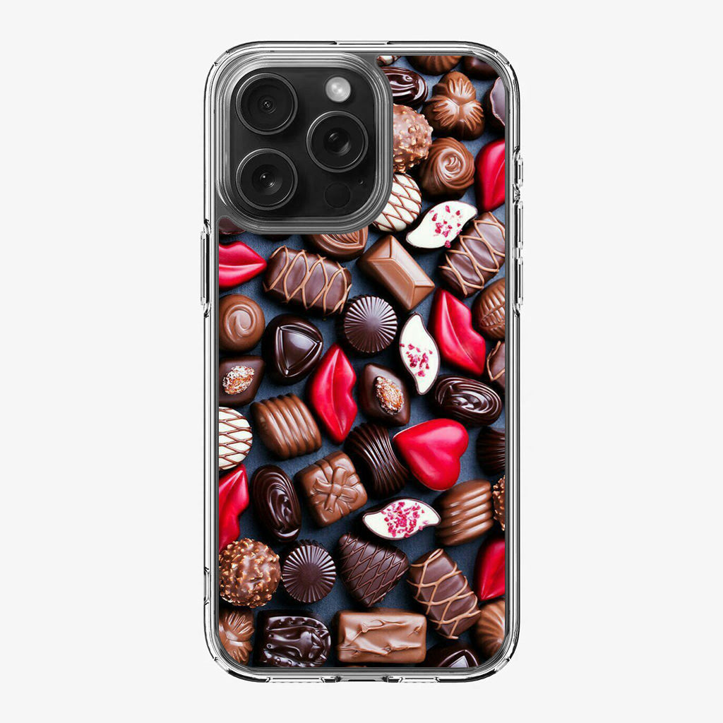 I Love Choco Pattern iPhone 16 Pro / 16 Pro Max Case