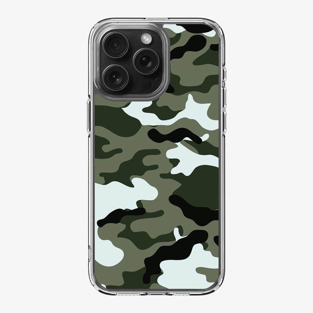 Military Green Camo iPhone 16 Pro / 16 Pro Max Case