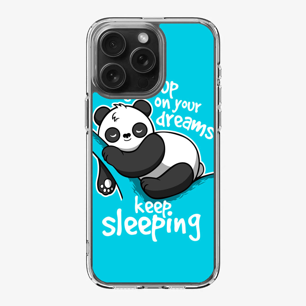 Panda Keep Sleeping iPhone 16 Pro / 16 Pro Max Case