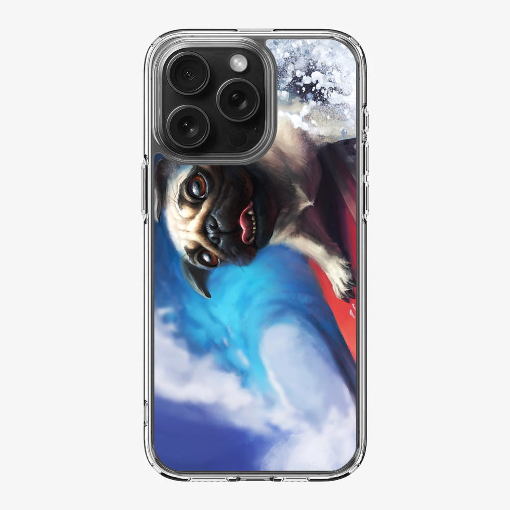 Pug Surfers iPhone 16 Pro / 16 Pro Max Case