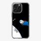 Space Dog Chasing A Bone iPhone 16 Pro / 16 Pro Max Case