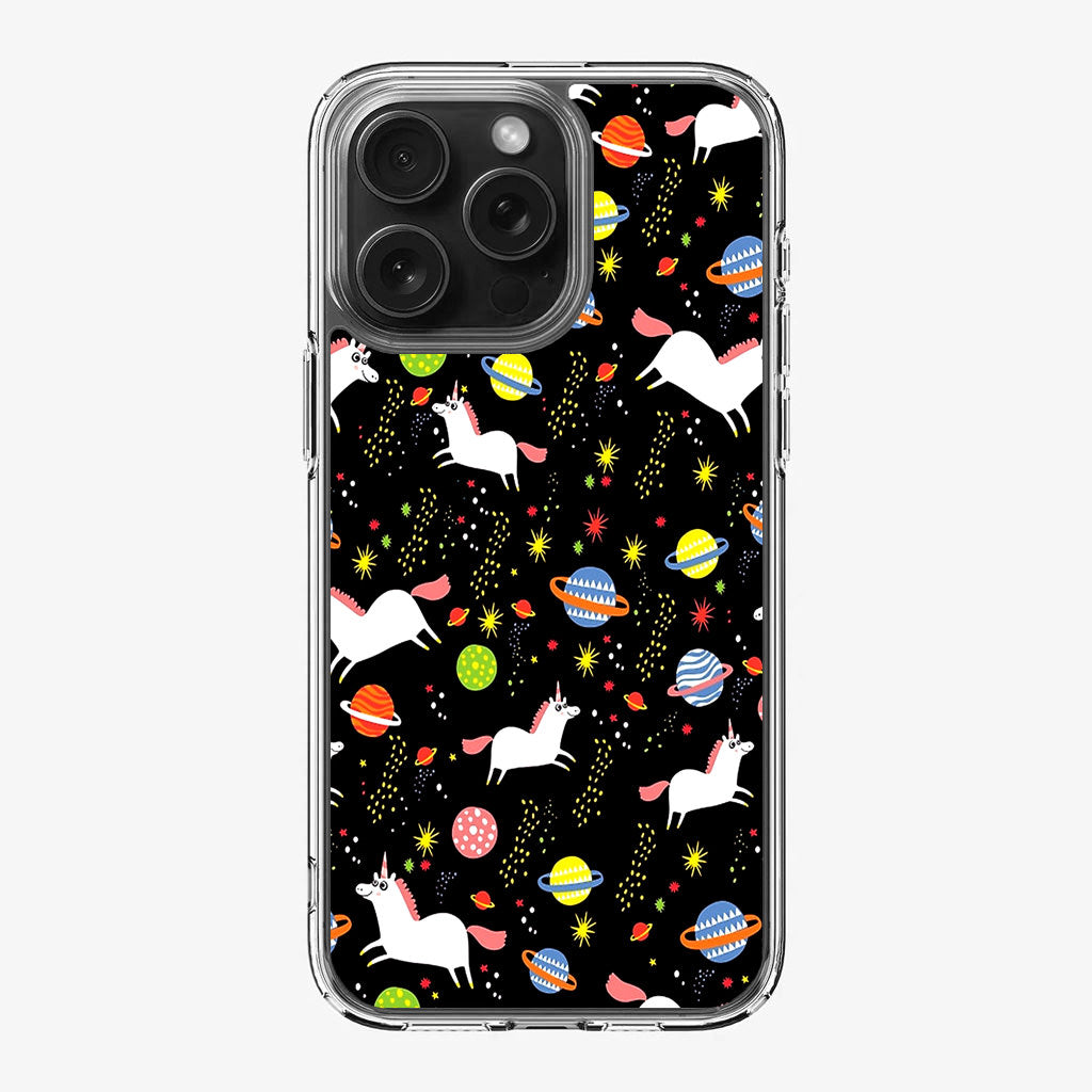 Space Unicorn Pattern iPhone 16 Pro / 16 Pro Max Case