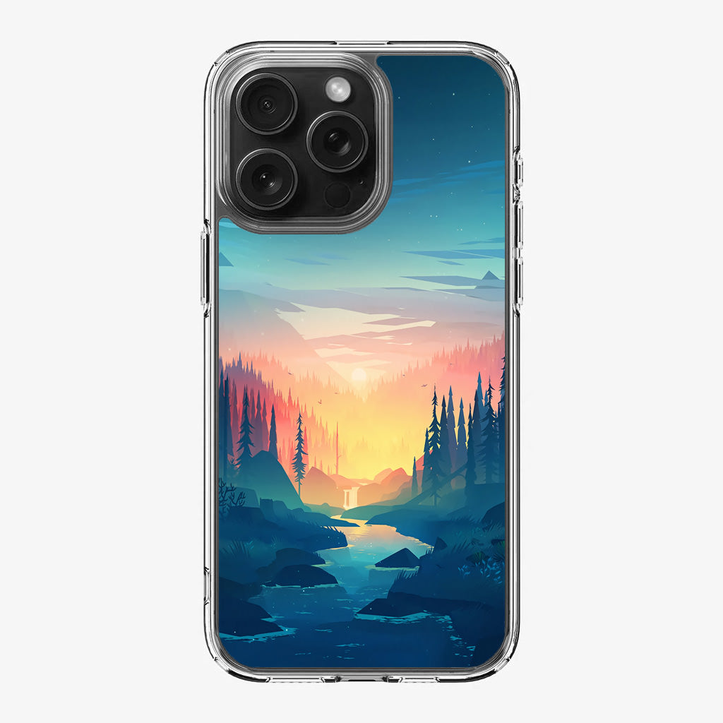 Sunset at The River iPhone 16 Pro / 16 Pro Max Case