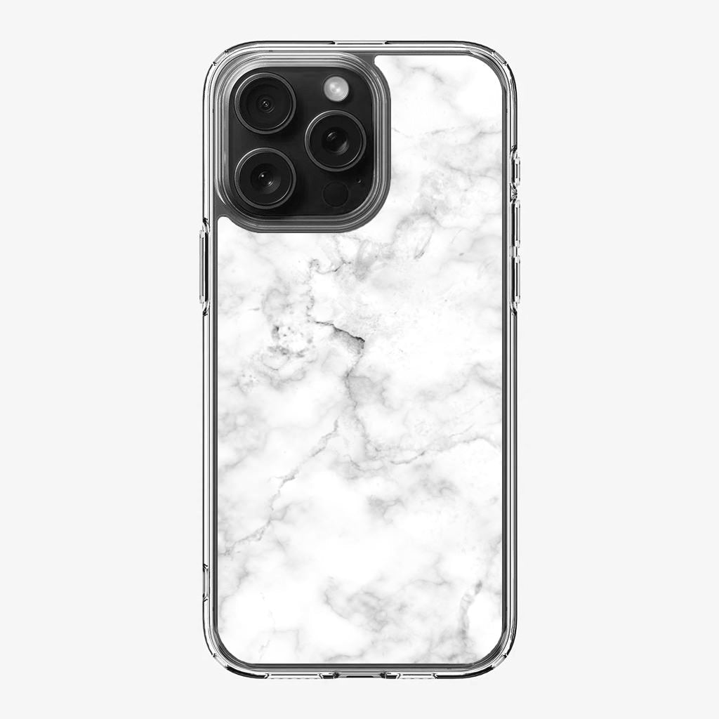 White Marble iPhone 16 Pro / 16 Pro Max Case