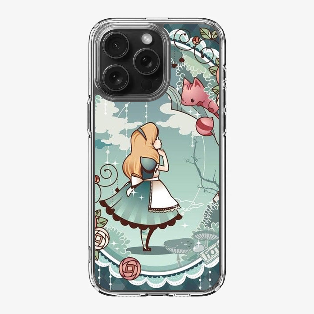 Alice And Cheshire Cat Poster iPhone 16 Pro / 16 Pro Max Case