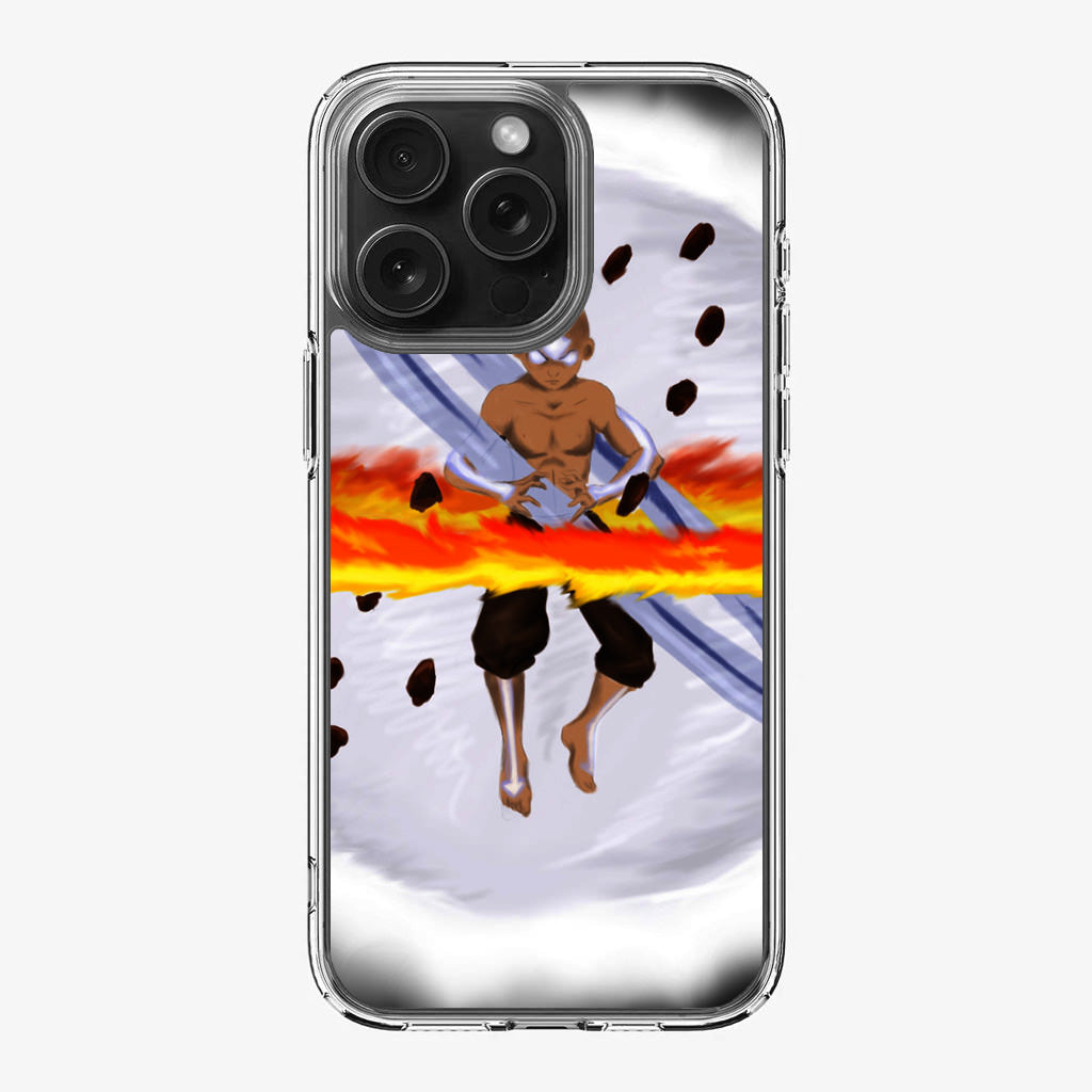 Avatar Aang Controls Four Elements iPhone 16 Pro / 16 Pro Max Case