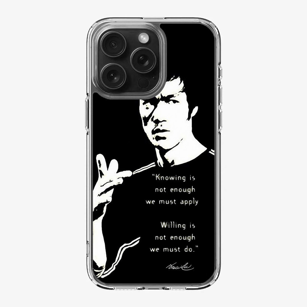 Bruce Lee Quotes iPhone 16 Pro / 16 Pro Max Case