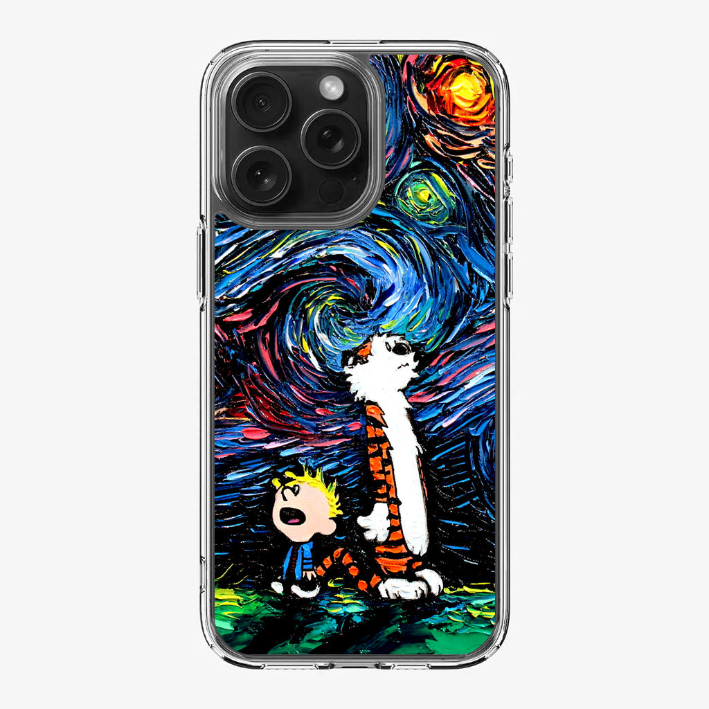 Calvin Art At Starry Night iPhone 16 Pro / 16 Pro Max Case