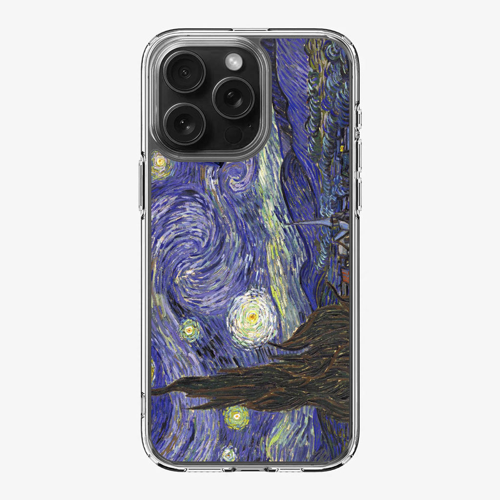 Dr Who Tardis In Van Gogh Starry Night iPhone 16 Pro / 16 Pro Max Case