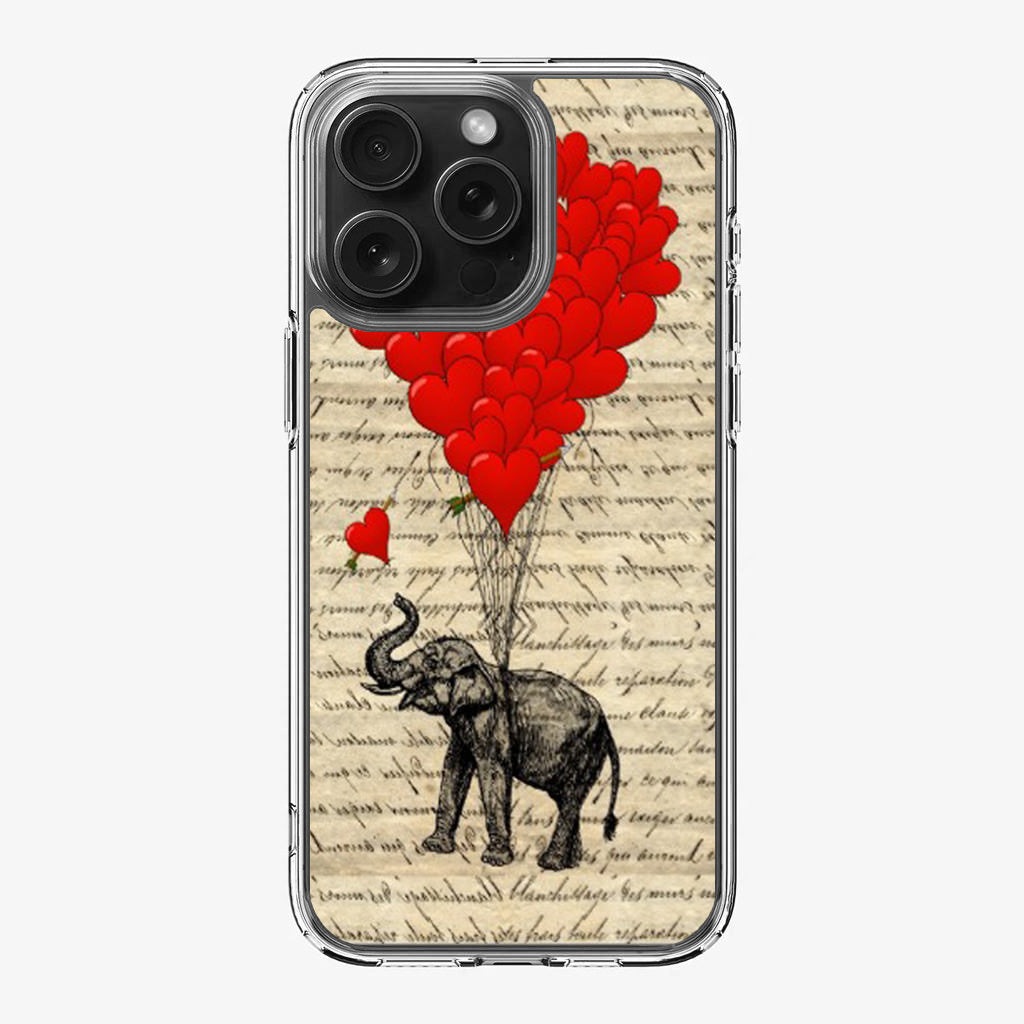 Elephant And Heart iPhone 16 Pro / 16 Pro Max Case