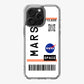 First Class Ticket To Mars iPhone 16 Pro / 16 Pro Max Case