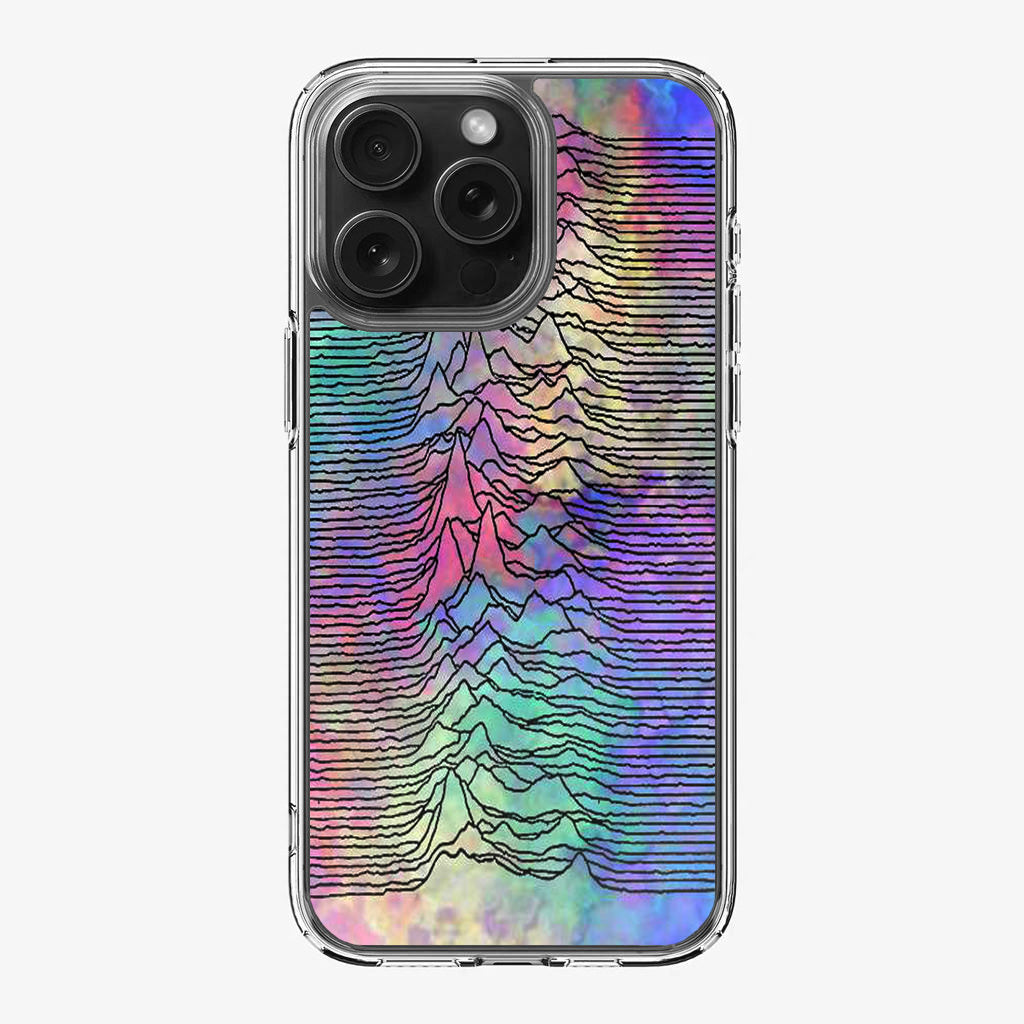 Joy Division Unknown Pleasures Colorful iPhone 16 Pro / 16 Pro Max Case