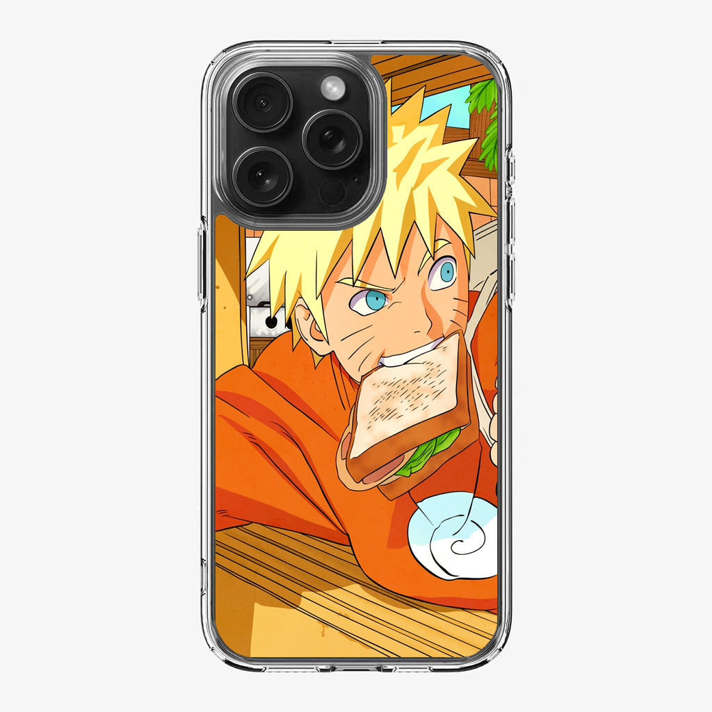 Naruto Eats Sandwich iPhone 16 Pro / 16 Pro Max Case