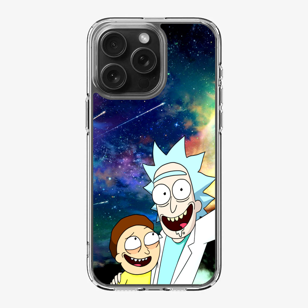 Rick And Morty In The Space iPhone 16 Pro / 16 Pro Max Case